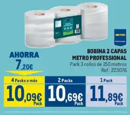 Makro Metro Professional bobina 2 capas oferta