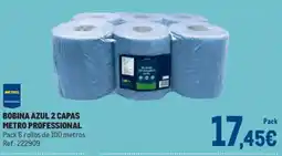 Makro Metro Professional bobina azul 2 capas oferta