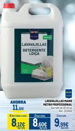 Makro Metro Professional lavavajillas detergente loica oferta