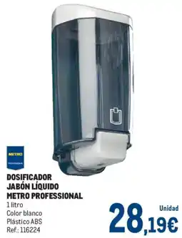 Makro Metro Professional dosificador jabón líquido oferta