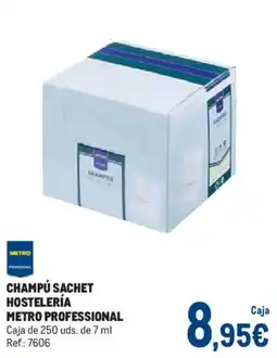 Makro Metro Professional champú sachet hostelería oferta