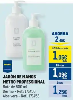 Makro Metro Professional jabón de manos oferta