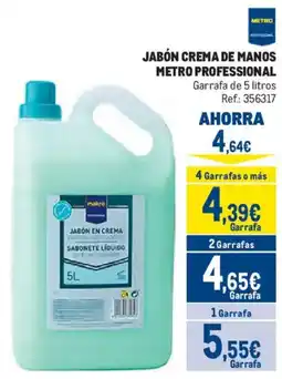 Makro Metro Professional jabón crema de manos oferta