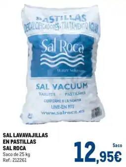Makro Sal roca sal lavavajillas en pastillas oferta