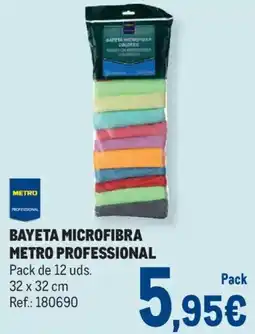 Makro Metro Professional bayeta microfibra oferta