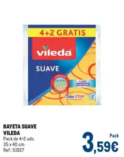 Makro Vileda bayeta suave oferta