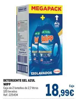 Makro Wipp detergente gel azul oferta
