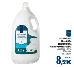 Makro Metro Professional detergente blancura profesional oferta