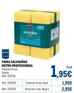 Makro Metro Professional fibra salvañas oferta