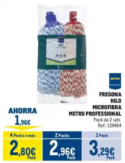 Makro Metro Professional fregona hilo microfibra oferta