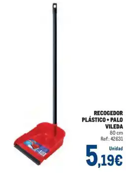 Makro Vileda recogedor plastico + palo oferta