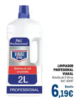 Makro Viakal limpiador profesional oferta