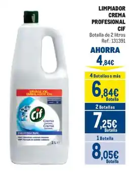 Makro Cif limpiador crema profesional oferta