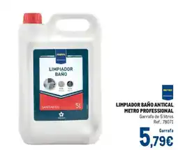 Makro Metro Professional limpiador baño antical oferta