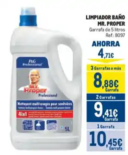 Makro Mr. Proper limpiador baño oferta