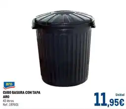Makro aro cubo basura con tapa oferta