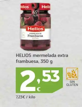 HiperDino Helios Mermelada Extra Frambuesa, 350 G oferta