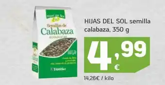 HiperDino Hijas Del Sol Semilla Calabaza, 350 G oferta