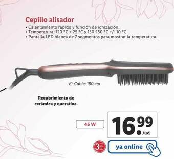 Lidl Cepillo Alisador oferta