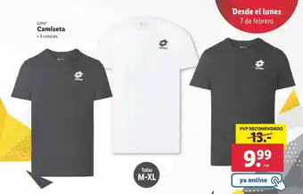Lidl Lotto Camiseta oferta