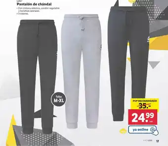 Lidl Lotto Pantalón De Chándal oferta