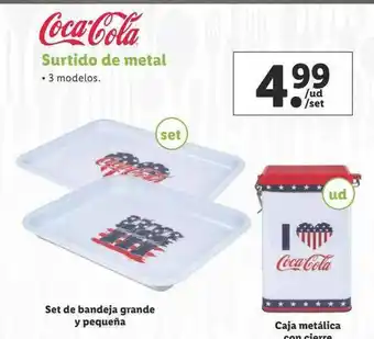 Lidl Coca-cola Surtido De Metal oferta