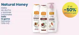 Clarel Natural Honey Geles de ducha y lociones corporales oferta