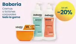Clarel Babaria cremas o lociones corporales oferta