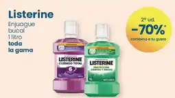 Clarel Listerine enjuague bucal oferta