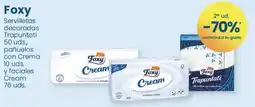 Clarel Foxy servilletas decoradas trapuntati panuelos con crema y faciales cream oferta