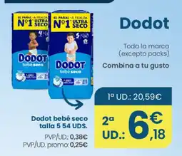 Clarel Dodot bebé seco oferta