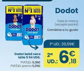 Dodot bebé seco
