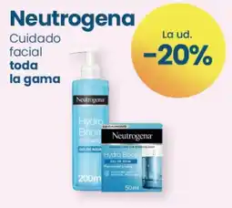 Clarel Neutrogena cuidado facial toda la gama oferta