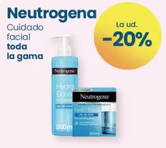 Neutrogena cuidado facial toda la gama