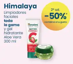 Clarel Himalaya limpiadores faciales toda la gama y gel hidratante Aloe Vera oferta