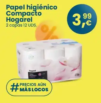 Clarel Hogarel papel higiénico compacto oferta