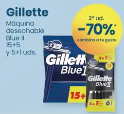 Clarel Gillette Máquina desechable Blue II oferta