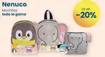 Clarel Nenuco Mochilas toda la gama oferta