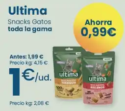Clarel ultima snacks gatos toda la gama oferta