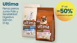 Clarel Ultima pienso perros junior pollo y sensibilidad digestiva salmón oferta