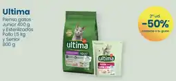 Clarel Ultima pienso gatos junior y esterilizados pollo y senior oferta