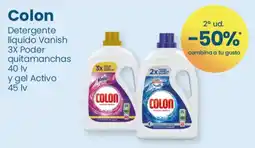Clarel Colon detergente liquido Vanish 3X Poder quitamanchas y gel Activo oferta