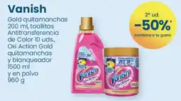Clarel Vanish Gold quitamanchas oferta