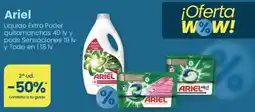Clarel Ariel Líquido Extra Poder quitamanchas y pods Sensaciones oferta
