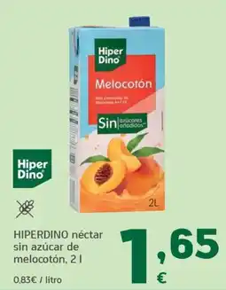 HiperDino HiperDino néctar sin azúcar de melocotón oferta