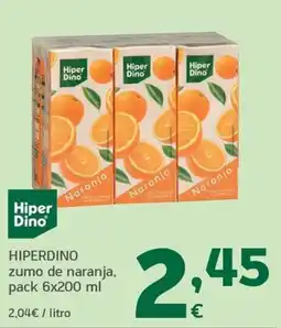 HiperDino HiperDino zumo de naranja oferta