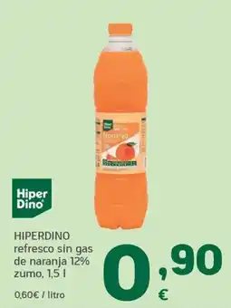 HiperDino HiperDino refresco sin gas de naranja 12% zumo oferta