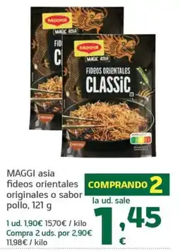 HiperDino maggi fideos orientales classic oferta