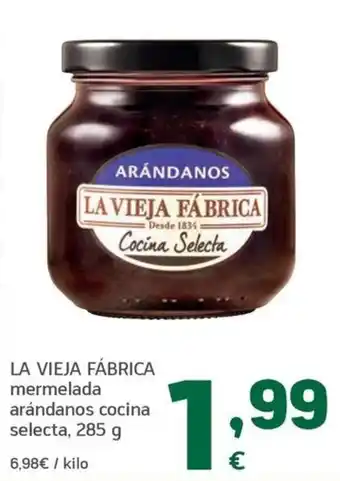 La vieja fábrica mermelada arándanos cocina selecta