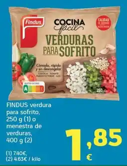 HiperDino Findus verdura para sofrito oferta